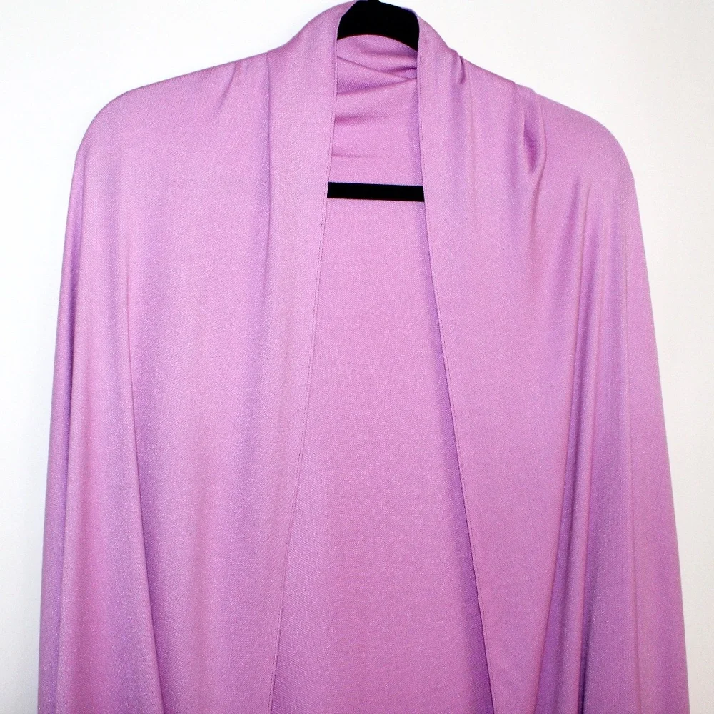 Talbots Tassel Fringe Scarf in Orchid